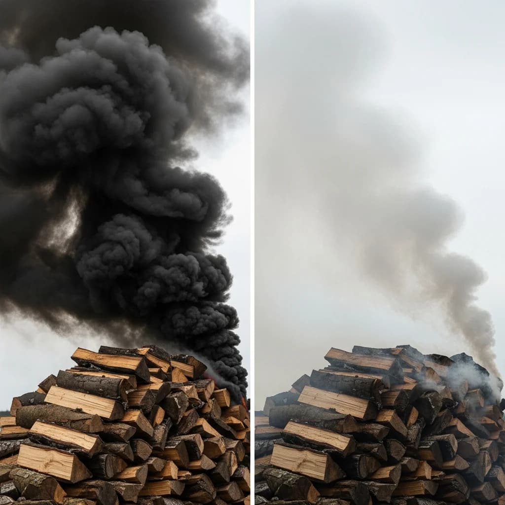 Bois de Chauffage Sec : Comment le Reconnaître Facilement