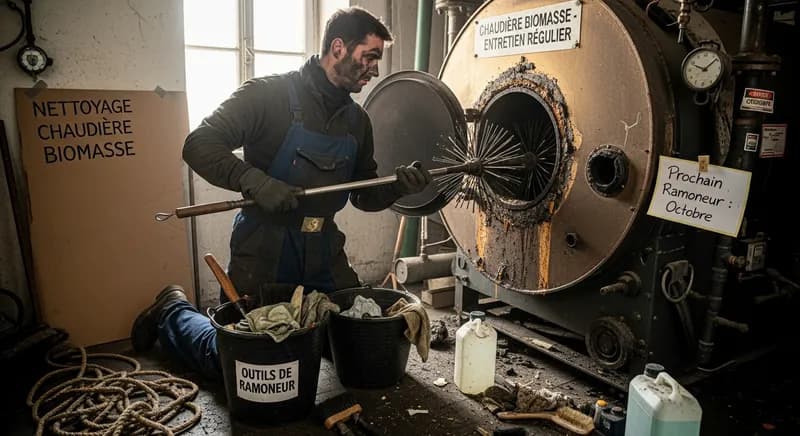Ramonage chaudière biomasse : Entretien professionnel