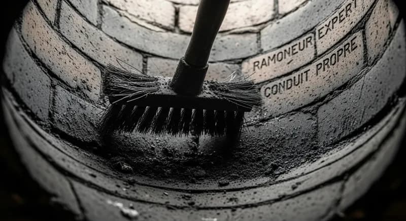 Différence entre ramonage et débistrage de cheminée