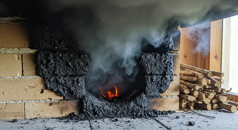 Bois résineux dans la cheminée : Risques et encrassement