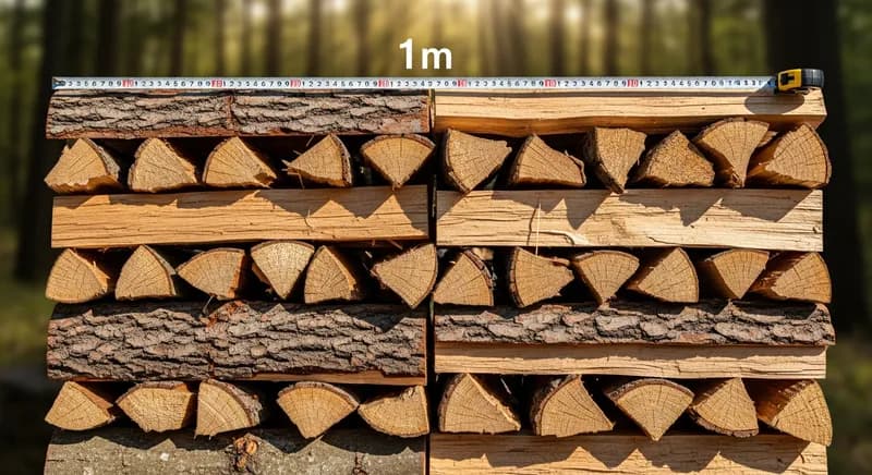 Stère de bois : Dimensions et équivalences