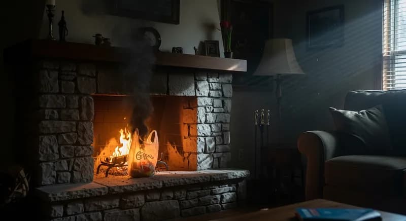 Plastique dans la cheminée : Toxicité et pollution