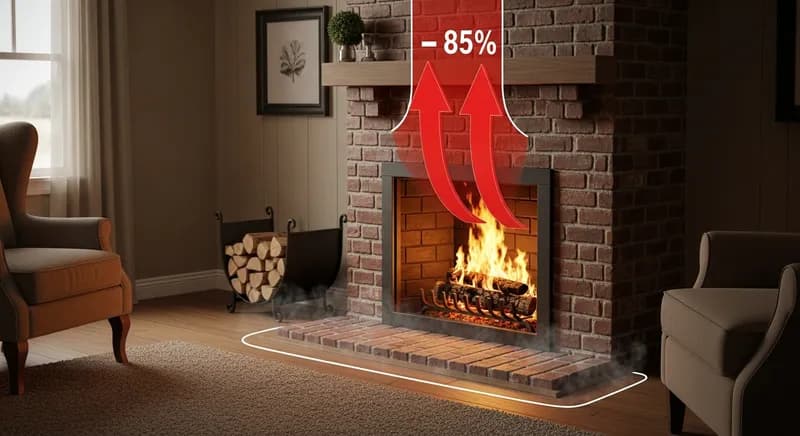 Récupérateur de chaleur pour cheminée : Économies réelles