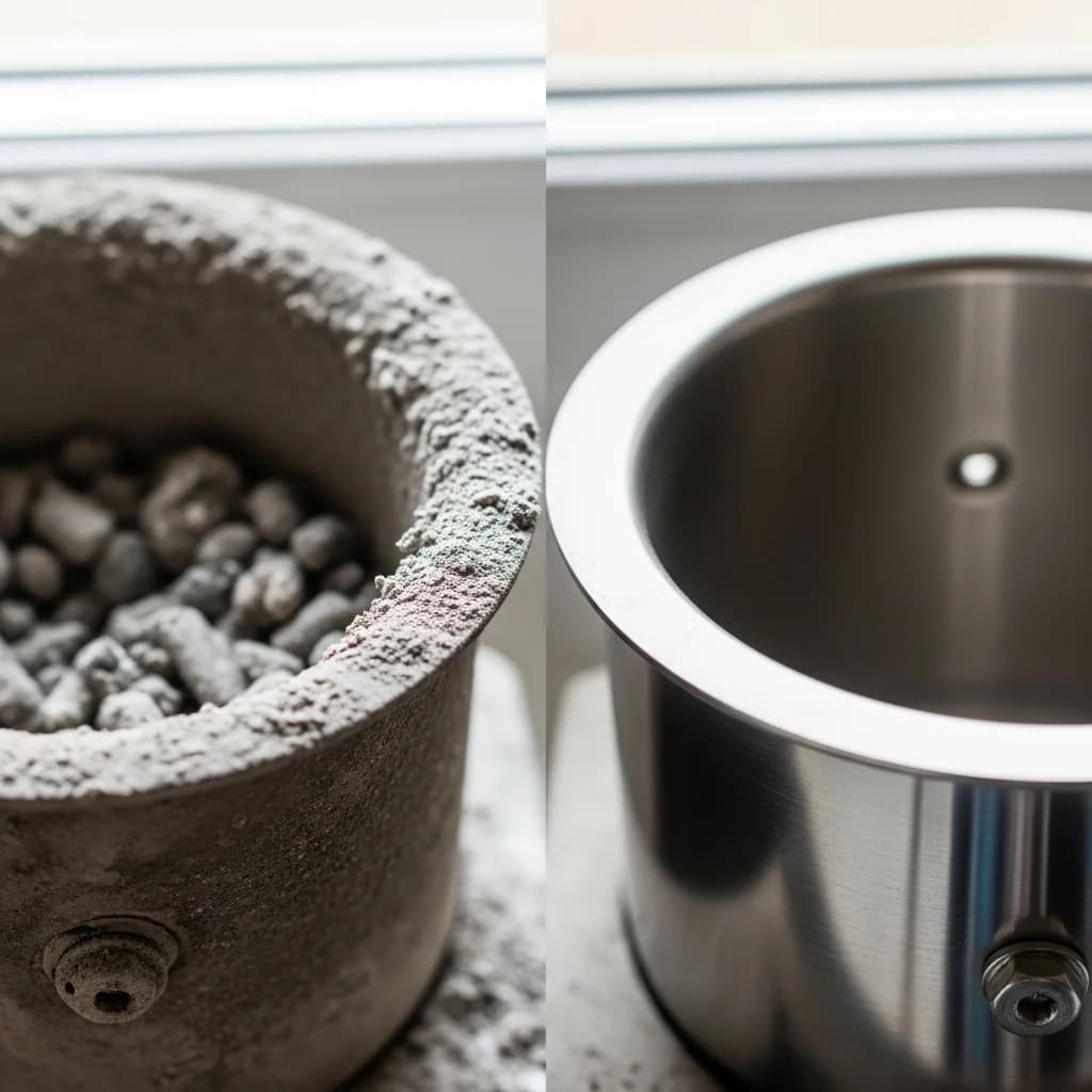 Nettoyage du creuset, de l'échangeur et du ventilateur