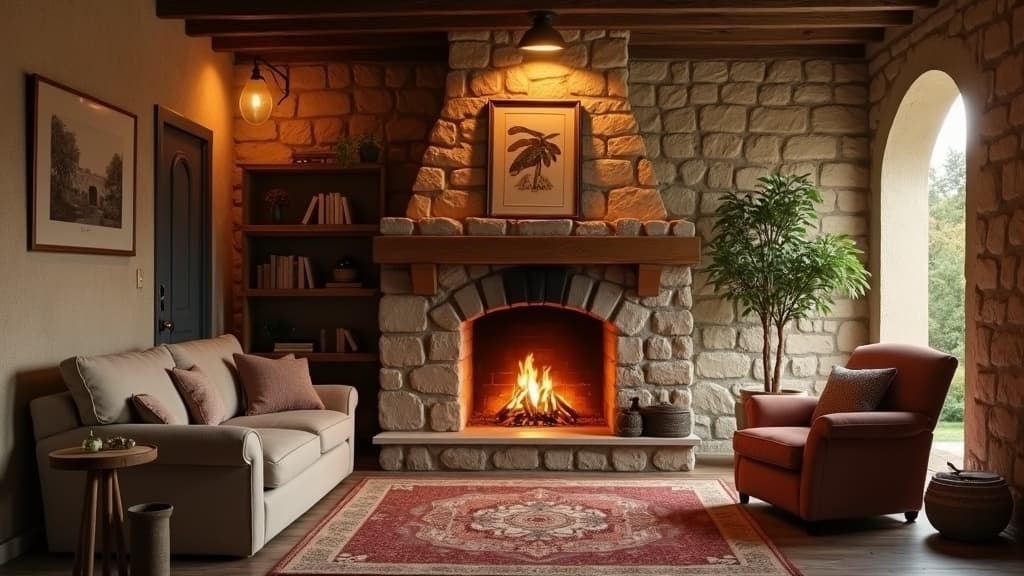 Cheminée traditionnelle