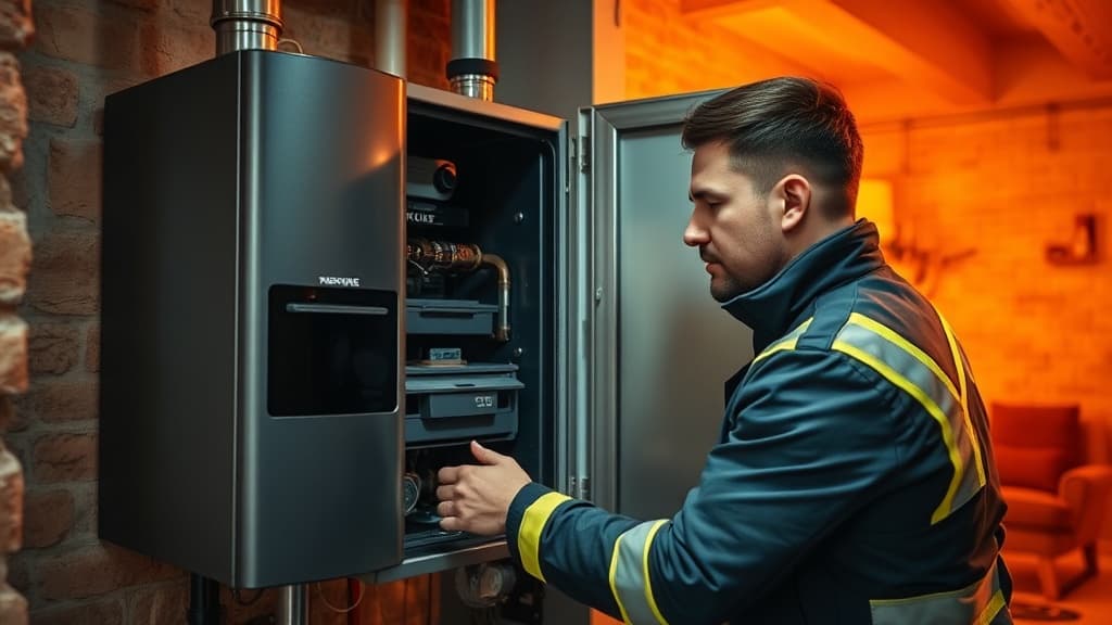 Dépannage chaudière poêle cheminée