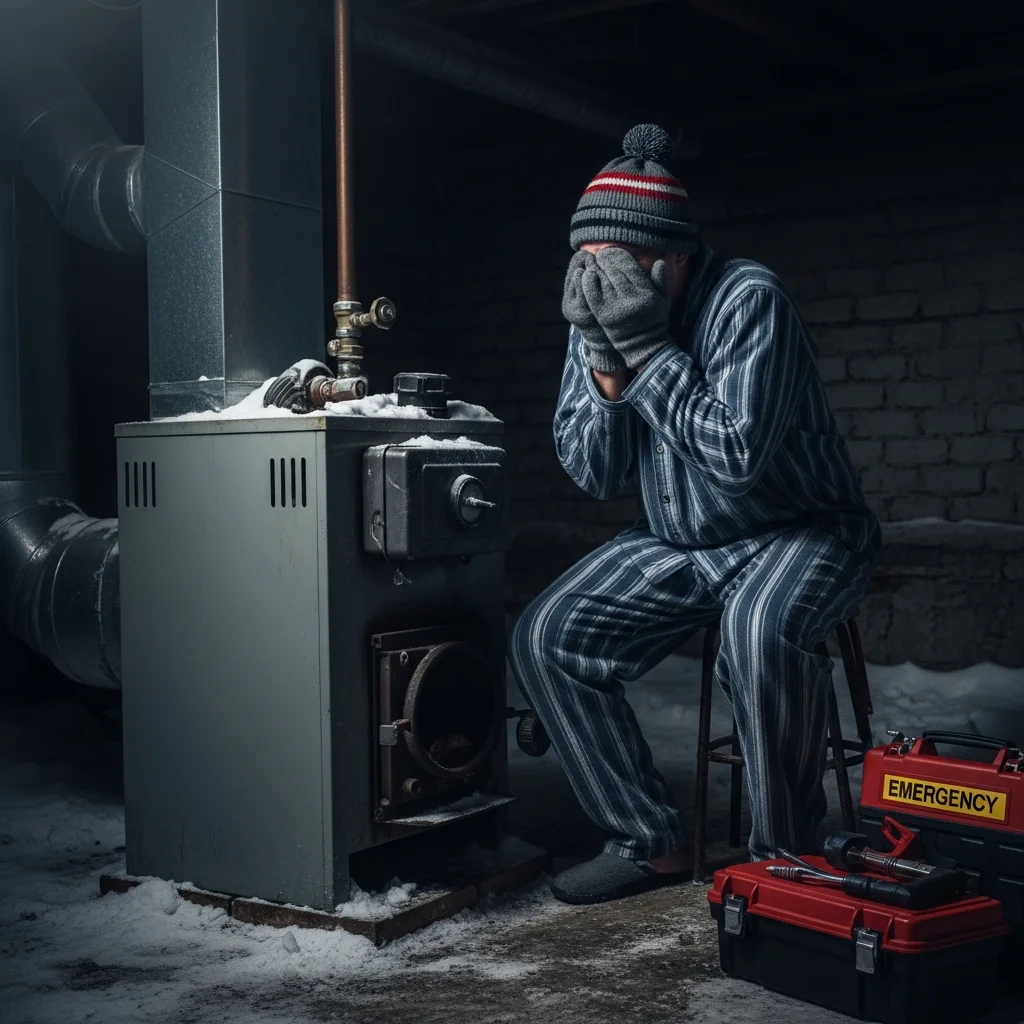 Panne chaudière fioul hiver