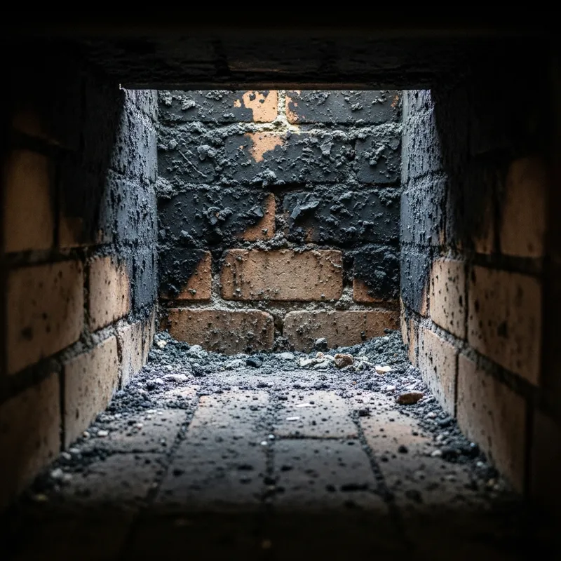 Chemin&eacute;e avant ramonage