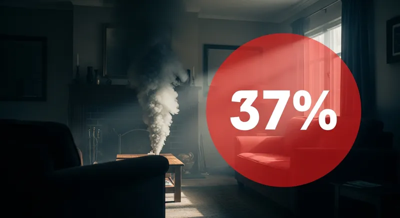 Chemin&eacute;e refoulant avec 37%