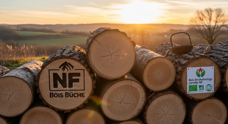 B&ucirc;ches de bois avec label NF