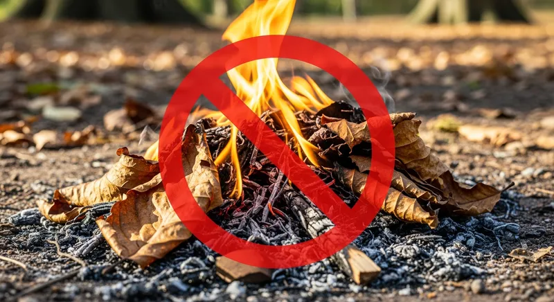 Feu de feuilles mortes interdit