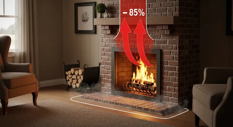 Chaleur s'&eacute;chappant chemin&eacute;e