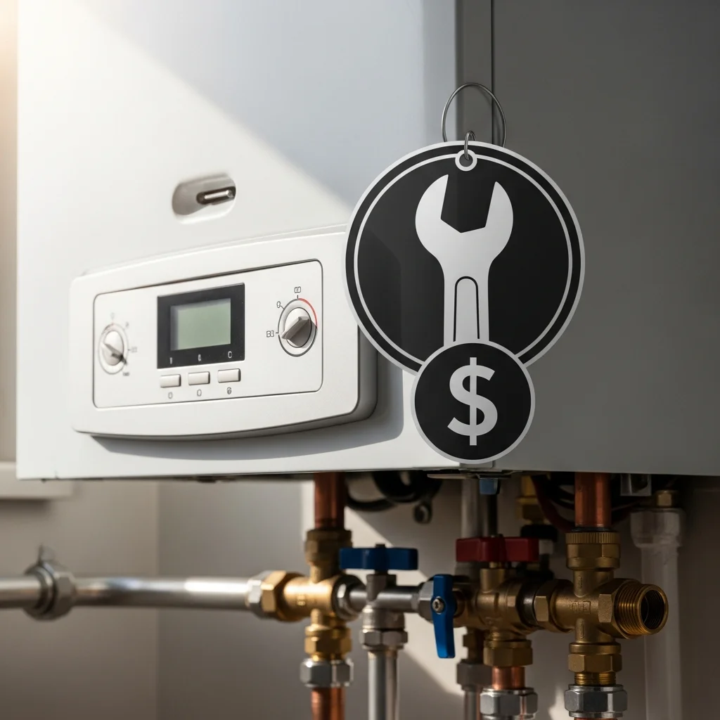 Chaudière gaz, entretien annuel obligatoire, symbole euro